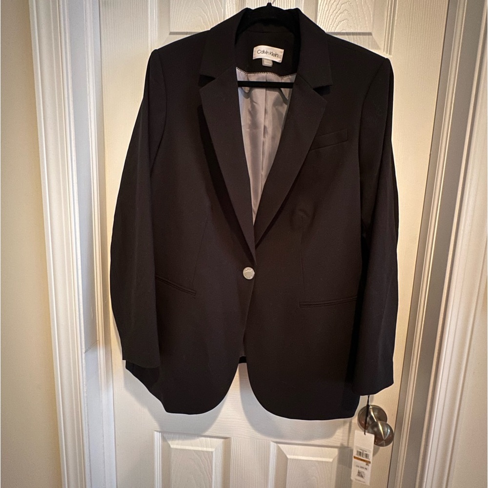 CALVIN KLEIN BLACK BLAZER
